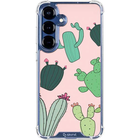 Cactus Print Galaxy S25 Clear Case