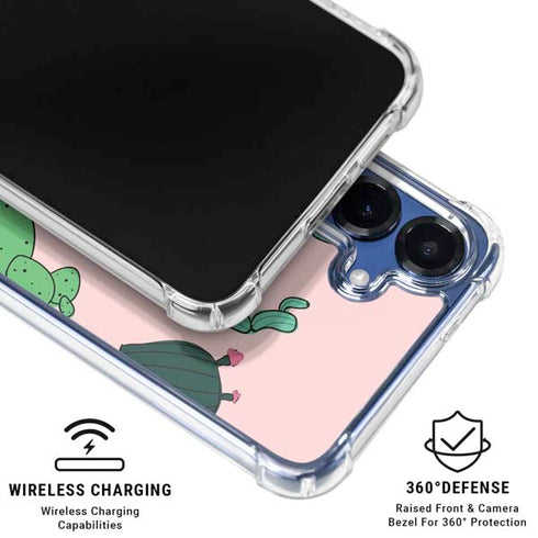 Cactus Print Galaxy S25 Plus Clear Case