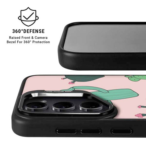 Cactus Print Galaxy S26 Kickstand Case
