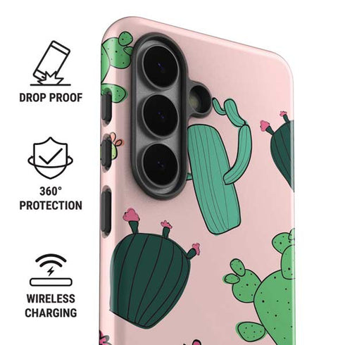 Cactus Print Galaxy S26 Plus Impact Case