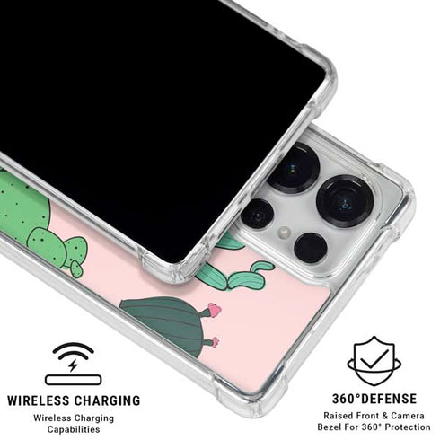Cactus Print Galaxy S26 Ultra Clear Case