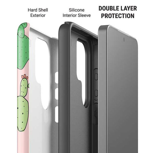 Cactus Print Galaxy S26 Ultra Impact Case