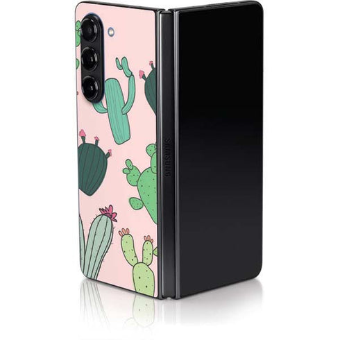 Cactus Print Galaxy Z Fold5 5G Skin