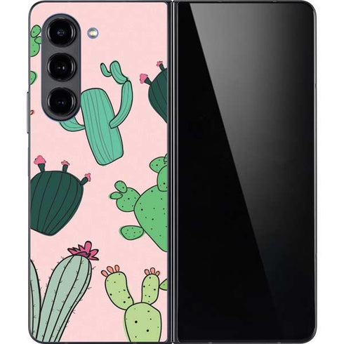 Cactus Print Galaxy Z Fold5 5G Skin
