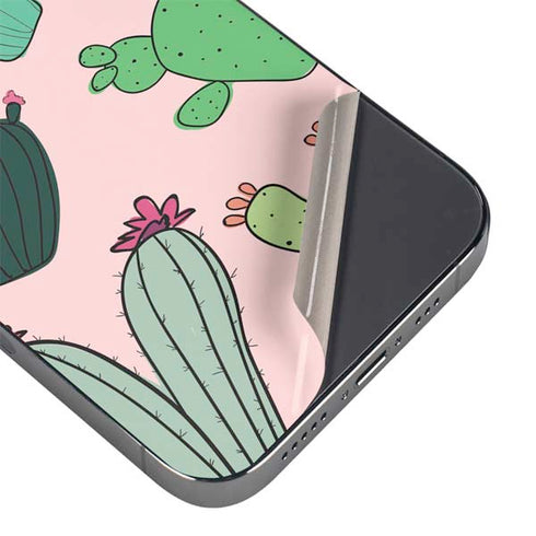 Cactus Print iPhone 15 Pro Max Skin