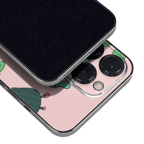 Cactus Print iPhone 15 Pro Max Skin
