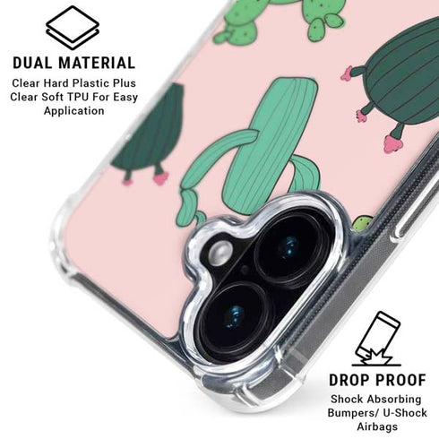 Cactus Print iPhone 16 MagSafe Case
