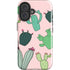 Cactus Print iPhone 16 Plus Impact Case