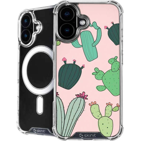 Cactus Print iPhone 16 Plus MagSafe Case