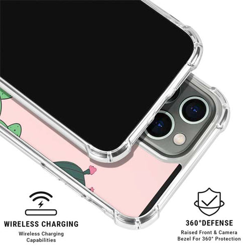 Cactus Print iPhone 16 Pro Clear Case