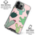 Cactus Print iPhone 16 Pro Clear Case