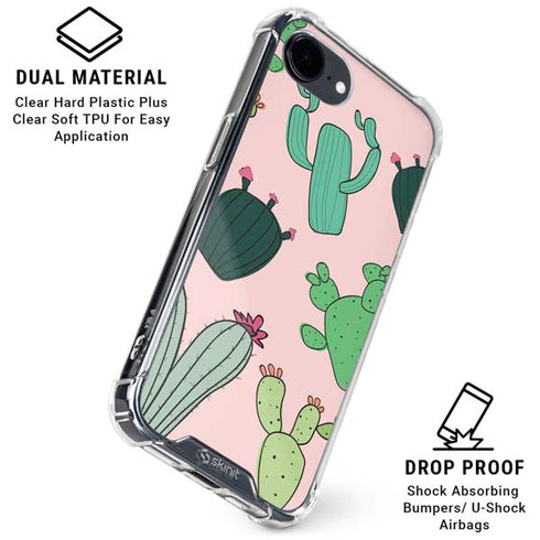 Cactus Print iPhone 16e Clear Case