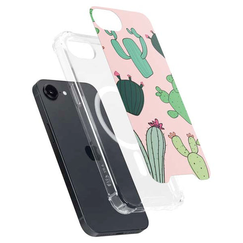 Cactus Print iPhone 16e MagSafe Case