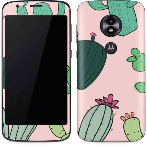 Cactus Print Moto E5 Play Skin