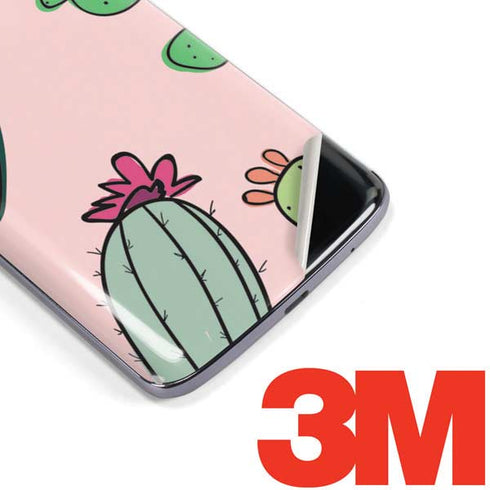 Cactus Print Moto E5 Plus Skin