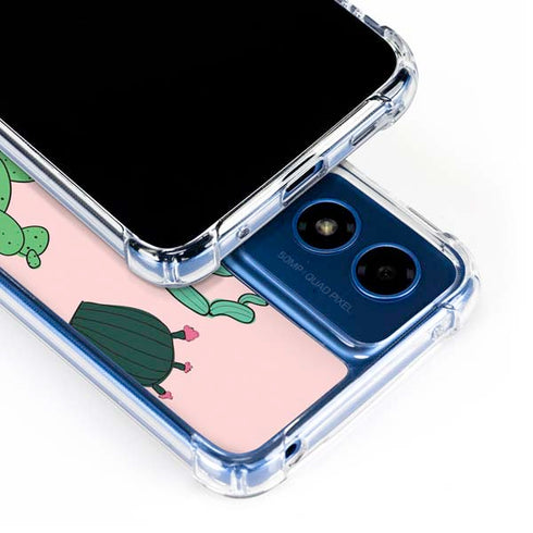 Cactus Print Moto G 5G (2024) Clear Case
