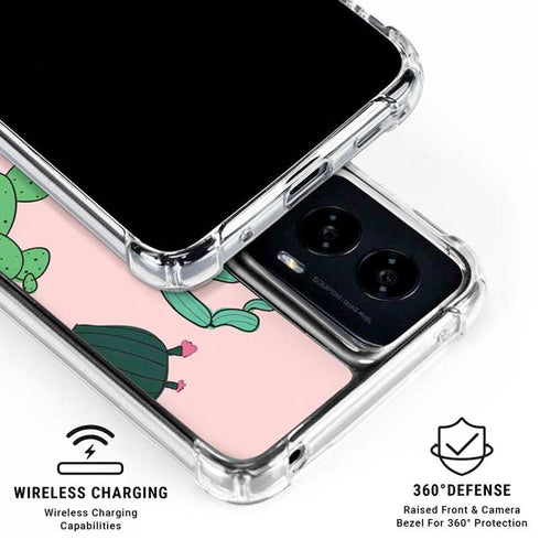 Cactus Print Moto G Power 5G (2024) Clear Case