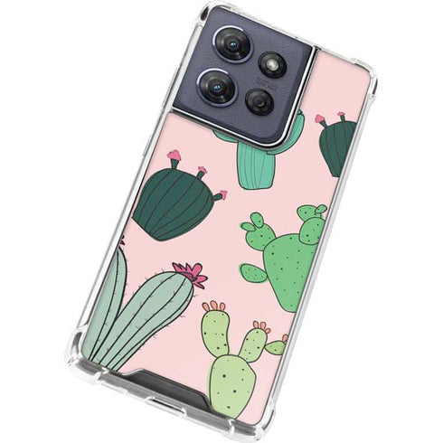 Cactus Print Moto G Stylus 5G (2025) Clear Case