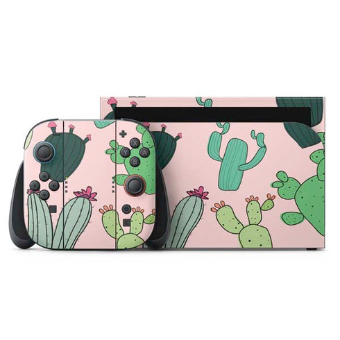 Cactus Print Nintendo Skins