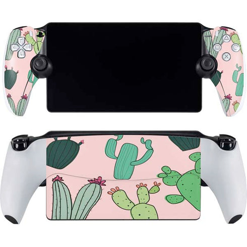 Cactus Print PlayStation Portal Remote Player Skin