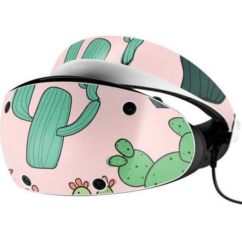 Cactus Print PlayStation VR2 Skin