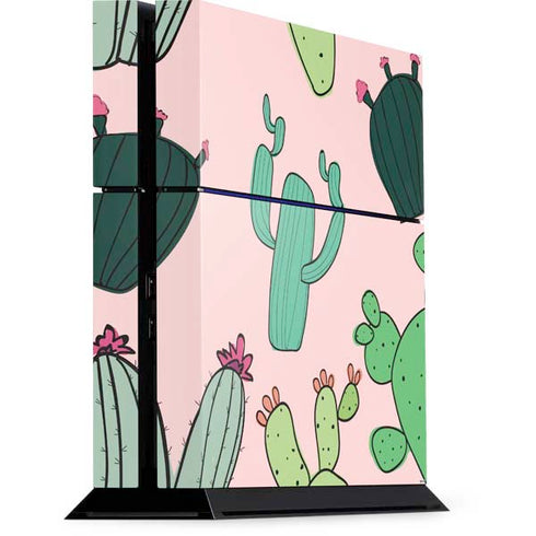 Cactus Print PlayStation PS4 Skins