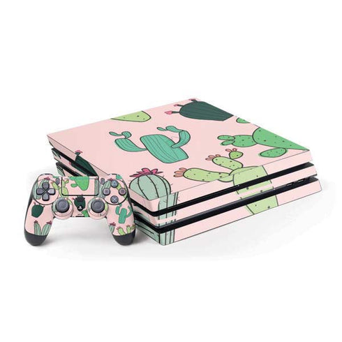 Cactus Print PlayStation PS4 Skins