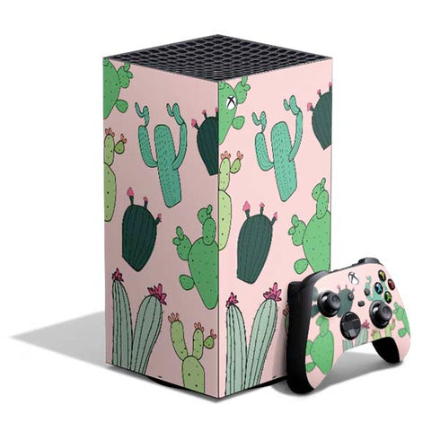 Cactus Print XBox Series X Digital Edition Bundle Skin
