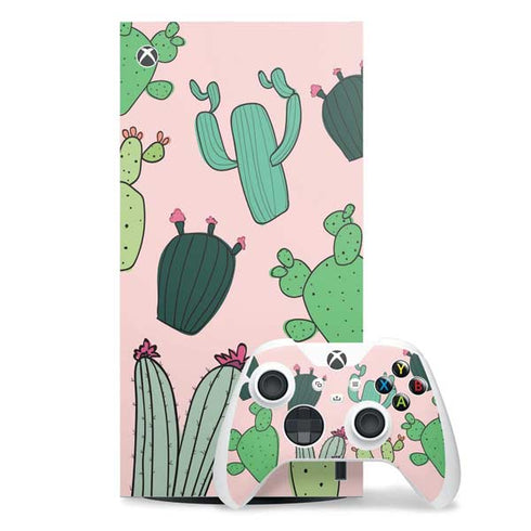 Cactus Print Xbox Series X Skins