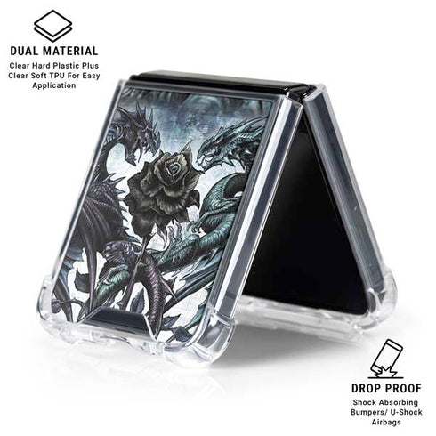 Alchemy Carta Caduceus Rex Galaxy Z Flip6 Clear Case