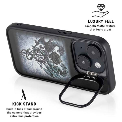 Alchemy Carta Caduceus Rex iPhone 15 Kickstand Case