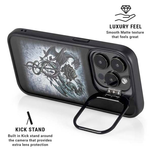 Alchemy Carta Caduceus Rex iPhone 15 Pro Kickstand Case