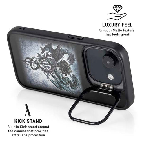 Alchemy Carta Caduceus Rex iPhone 16e Kickstand Case