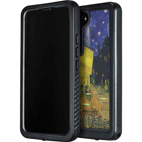 Cafe Terrace at Night by Van Gogh Galaxy S24 Plus Waterproof Case