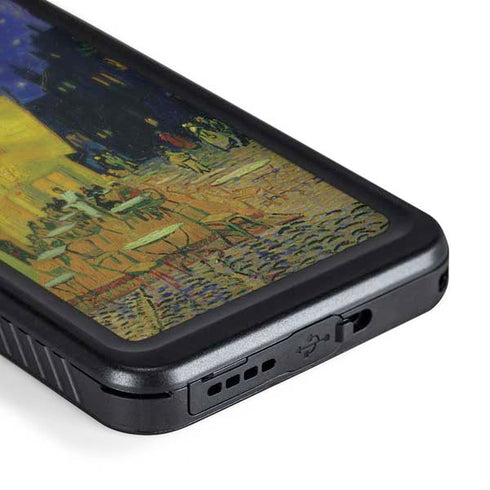 Cafe Terrace at Night by Van Gogh Galaxy S24 Plus Waterproof Case