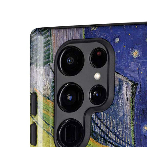 Cafe Terrace at Night by Van Gogh Galaxy S25 Ultra Impact Case