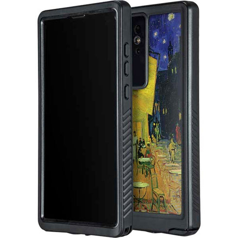 Cafe Terrace at Night by Van Gogh Galaxy S24 Ultra Waterproof Case