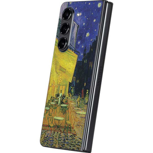 Cafe Terrace at Night by Van Gogh Galaxy Z Fold5 5G Skin