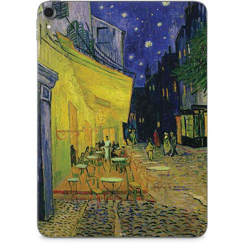 Cafe Terrace at Night by Van Gogh Apple iPad Pro Skin