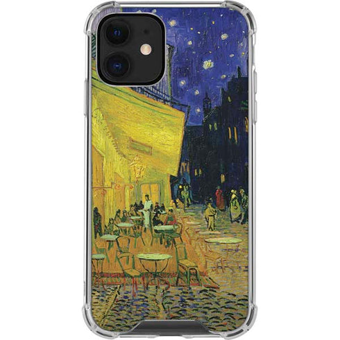 Vincent Van Gogh Cafe Terrace at Night iPhone 12 Mini Clear Case