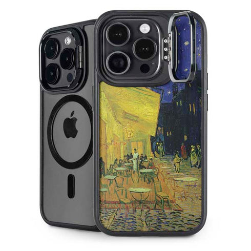 Cafe Terrace at Night by Van Gogh iPhone 13 Pro Max Kickstand Case