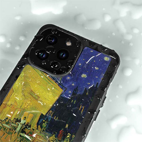 Cafe Terrace at Night by Van Gogh iPhone 15 Pro Waterproof Case