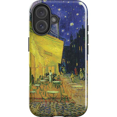 Cafe Terrace at Night by Van Gogh iPhone 16 Impact Case