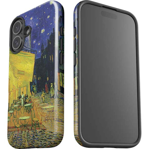 Cafe Terrace at Night by Van Gogh iPhone 16 Impact Case