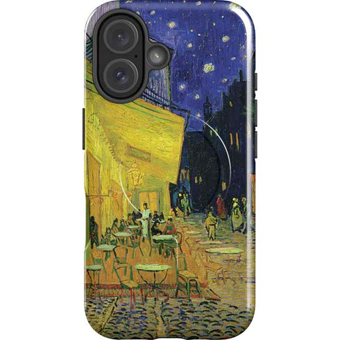 Cafe Terrace at Night by Van Gogh iPhone 16 Plus Magsafe Impact Case