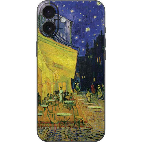 Cafe Terrace at Night by Van Gogh iPhone 16 Plus Skin