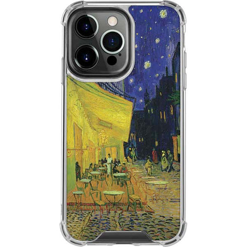 Cafe Terrace at Night by Van Gogh iPhone 16 Pro Clear Case