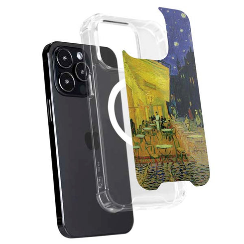 Cafe Terrace at Night by Van Gogh iPhone 16 Pro Max MagSafe Case