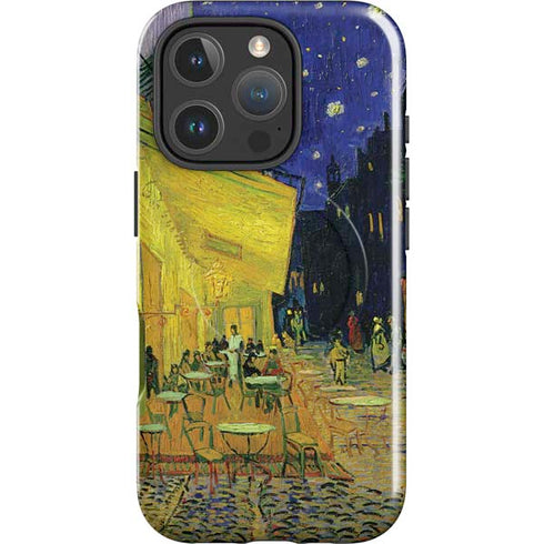 Cafe Terrace at Night by Van Gogh iPhone 16 Pro Max Magsafe Impact Case