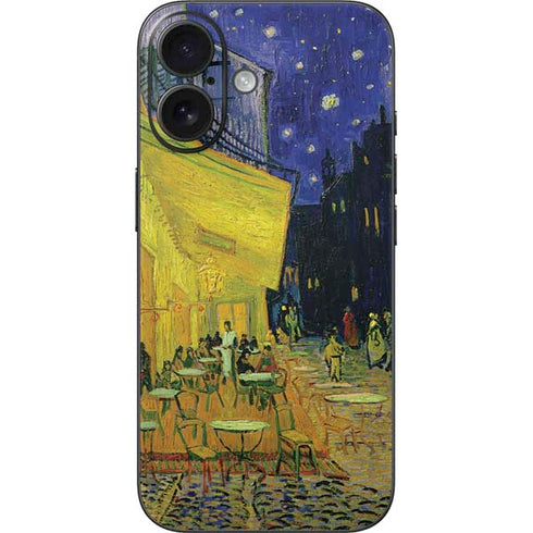 Cafe Terrace at Night by Van Gogh iPhone 16 Skin